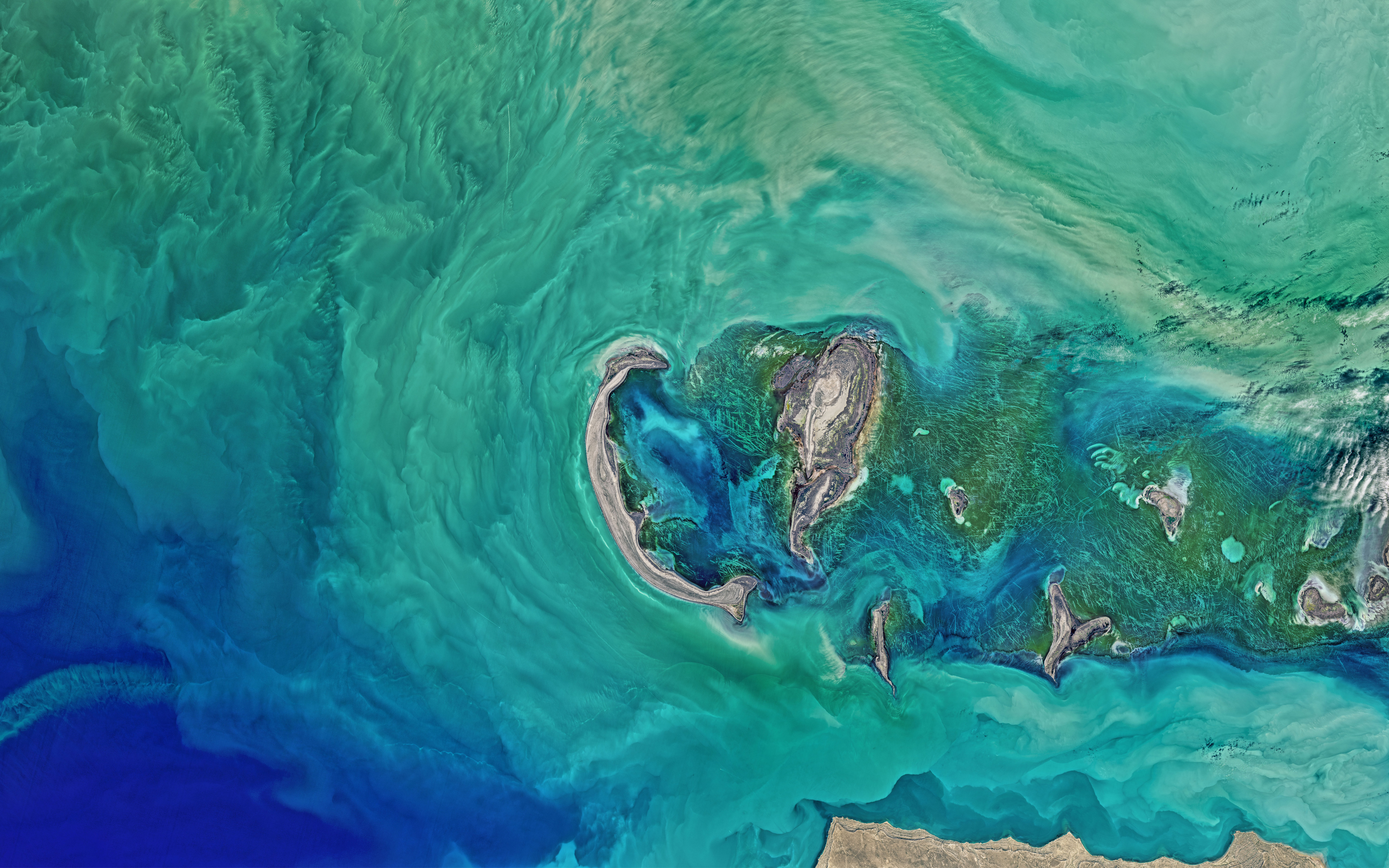 North Caspian Sea NASA 4K 8K5754813481